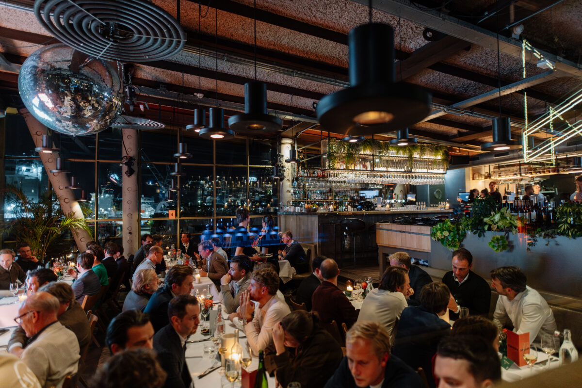 Evening atmosphere at the Sweav PE Dinner in Amsterdam,